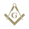 thumbnail image 1 of Freemasonry Emblem Sticker Decal Die Cut - Self Adhesive Vinyl - Weatherproof - Made in USA - Many Color and Sizes - freemason masonic masonry, 1 of 6