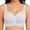 Blue, variant on Wireless Bras for Women No Underwire Supportive Mesh Crossover Bra Seamless Push Up Full Coverage Everyday Bralettes