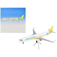 thumbnail image 2 of Airbus A321neo Commercial Aircraft "Cebu Pacific" White and Yellow "Gemini 200" 1/200 Diecast Model Airplane by GeminiJets, 2 of 2