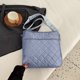 thumbnail image 2 of Bolso bandolera de moda para mujer Bolso bandolera elegante acolchado de color sólido (azul), 2 of 8