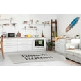 thumbnail image 4 of Simply Daisy 5' x 7' Beach House Nautical Chenille Rug, White, 4 of 4
