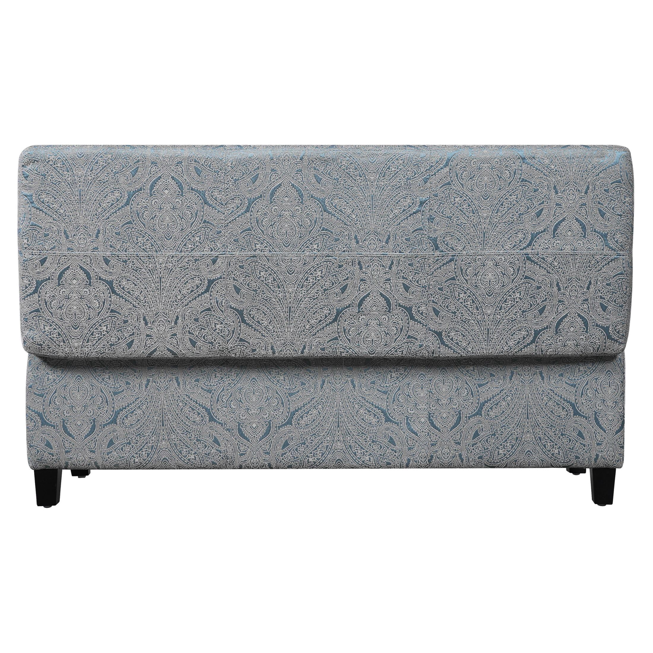 Christopher Knight Home 51" Storage Ottoman Bench, Upholstered Lift-Top with Wood Legs, Jacquard