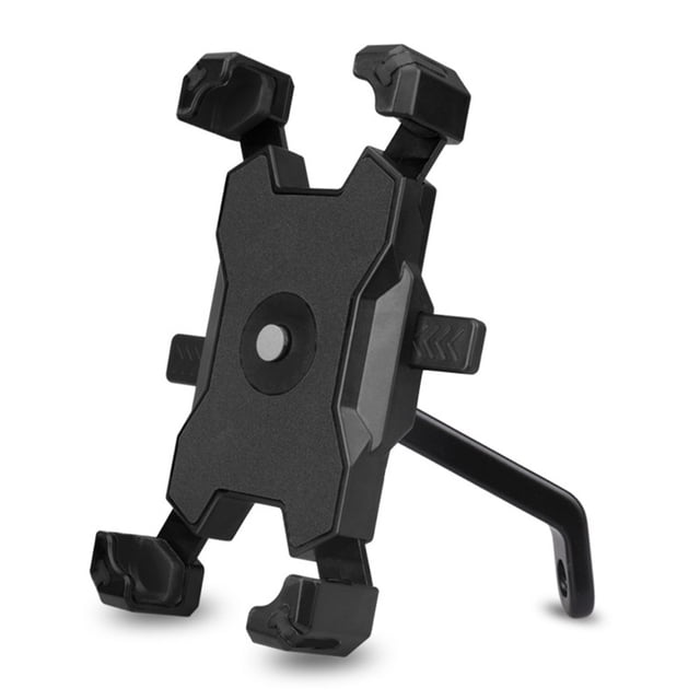 Bicycle & Motorcycle Phone Mount: Shockproof, One-Handed Operation &