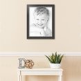 thumbnail image 3 of ArtToFrames 17x22 inch Black Velvet with Silver Wide Picture Frame, Black MDF Poster Frame (4693), 3 of 7