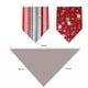 thumbnail image 2 of Baberos triangulares transpirables para mascotas, llenos de patrones de elementos navideños, para perros y gatos, 2 of 5