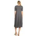 thumbnail image 4 of Women's A-Line Short Sleeve Jersey Knit Relaxed Fit Dress, 4 of 5