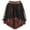 Brown, variant on Idoravan Women's Basic Versatile Skirt Punk Mesh Skirt Cosplay Costume Womens Retro Gothic Pirate Dance Skirts Show Girl Outfits