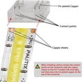 thumbnail image 2 of Kit de conectores de 10 mm para luces de tira regulables COB CCT, 4 conectores intermedios transparentes sin espacios, 3 cables de extremo, 2 of 7