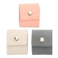 thumbnail image 1 of Mini organizador de joyas de viaje de 3 piezas: porta anillos plegable - Bolsa enrollable - Bolsa portátil para anillos, pendientes y collares, 1 of 4
