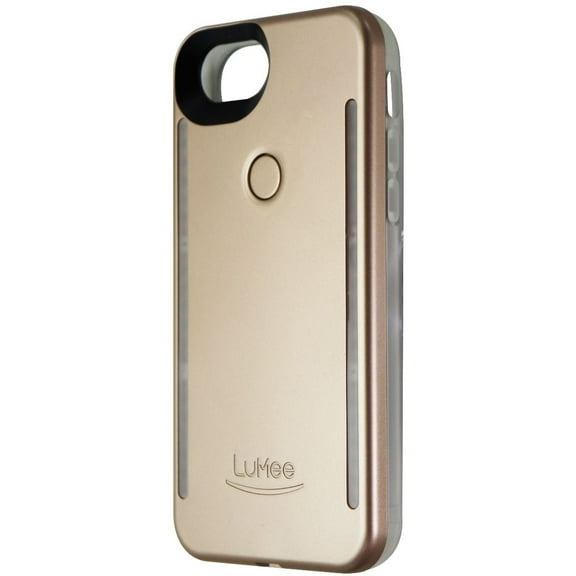 LuMee Duo Series Case for iPhone SE (2nd Gen) / iPhone 8 / iPhone 7 - Gold Matte