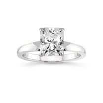 5 Carat IGI Certified Radiant Shape Lab Grown Diamond Engagement Ring | 14K White Gold | Arielle Solitaire Diamond Ring | FG-VS1-VS2 Quality Friendly Diamonds