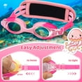 thumbnail image 5 of Kids Swim Goggles for Age 2-8, Toddler-Goggles with Fabric Strap No Leak Pain-Free, Anti-Fog Goggles for Girls Boys, 5 of 5