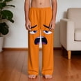 thumbnail image 5 of Kids Boys Girls Joggers Dizzy Expression Graphic Fleece-Touch Sweatpants Elastic Waist Trousers for Lounging, 4-13Y, 5 of 9