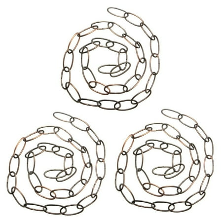 

3X 1M Heavy Duty Chain for Vintage Chandelier Hanging Lamp Red