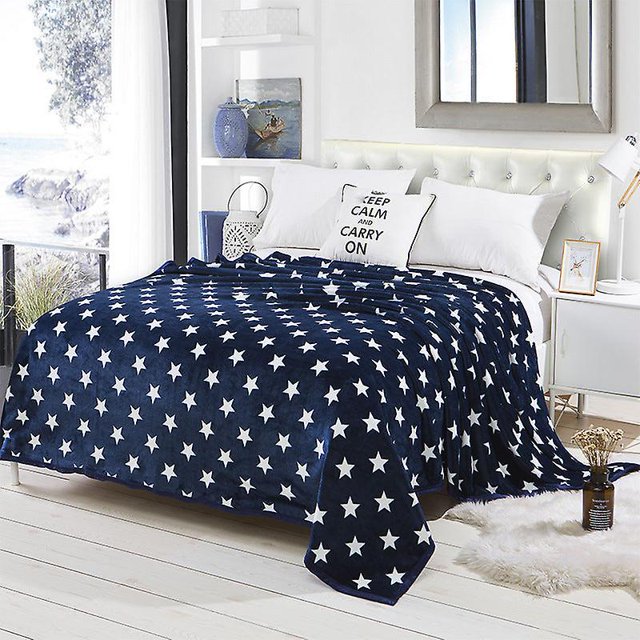 Couverture Double Face en Flanelle Couverture d'Automne et d'Hiver Couverture de Climatisation Couverture de Sieste Simple