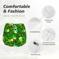 thumbnail image 4 of Pofeuu leaves and glasses of bee Print Women's Athletic Shorts Running Workout Shorts Tummy Control Quick Dry Gym Shorts with Pockets Double layer sports shorts-Large, 4 of 7