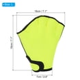 thumbnail image 2 of Uxcell Webbed Swim Gloves Swimming Resistance Gloves Water Resistance Training Accessories Yellow, L, 2 of 6