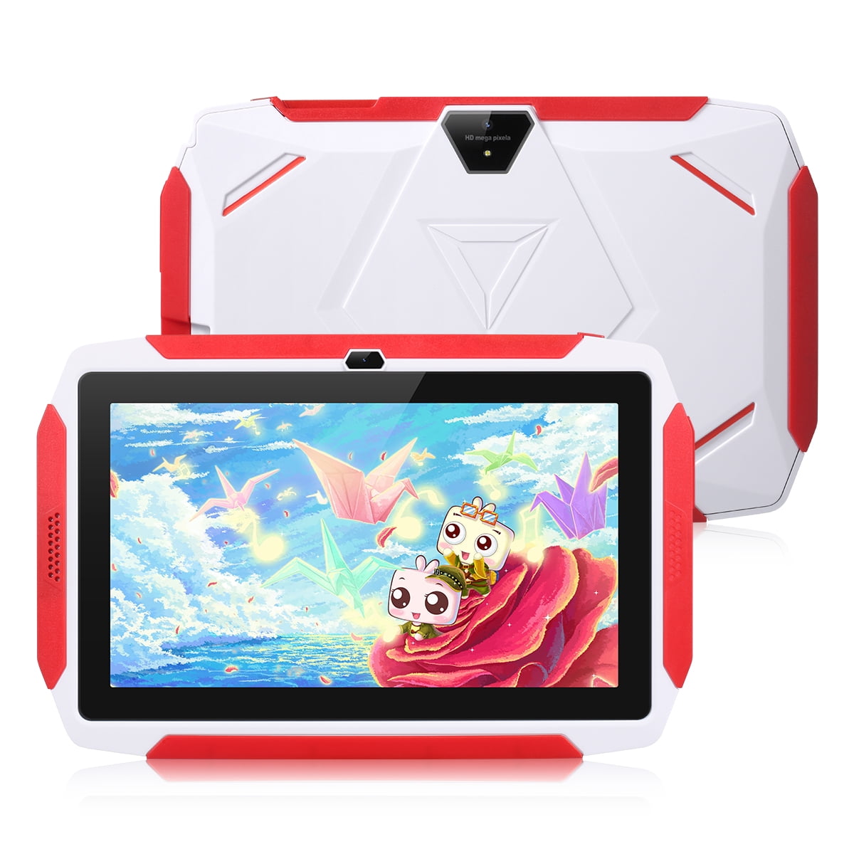 Kids Tablet Excelvan Q98 Tablets Android 9 0 7 Display 1g Ram 16 Gb Rom Light Weight Portable Kid Proof Shock Proof Silicone Case Kickstand Available With Iwawa For Kids Education Entertainment Walmart Com