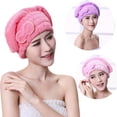 thumbnail image 5 of PHIGZNT 1 Pack Microfiber Hair Towel Wrap for Women, Anti Frizz Quick Drying Hair Turban for All Hair Style, Absorbent and Lightweight (Beige), 5 of 9
