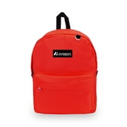 Everest 16.5 Classic Backpack, Red All Ages, Unisex 2045CR-RD, Carrier and Shoulder Book Bag for School, Work, Sports, and Travel