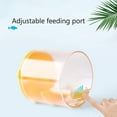 thumbnail image 4 of Alimentador inteligente para peces de acuario, alimentador con temporizador para acuario de vacaciones, dispensador de alimento para peces programable amarillo, 4 of 5