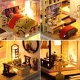 thumbnail image 3 of STARTIST 1/24 Scale DIY Miniature Dollhouse with Dust Cover and Furnitures s, Handmade, 3 of 8