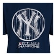 thumbnail image 3 of Playera New York Yankees FexPro México MLB Talla G Deportiva Manga Corta 27 Times Champions Azul Marino, 3 of 3