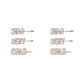 thumbnail image 4 of Vogacara 3 unids/set de horquillas para mujer, horquillas con letras brillantes, palabras en inglés, herramienta de estilismo de diamantes de Type1 NO1, 4 of 6