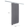 thumbnail image 3 of Cortina de Baño Mainstays Jaquard Gris 180x180 cm, 3 of 4