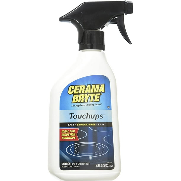 (2 Pack) Cerama Bryte Touchups Ceramic Cooktop Cleaner Spray, 16oz