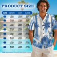 thumbnail image 6 of Yuyamidu Palm Tree Shirt Men and Women Matching Outfits Womens Hawaiian Dresses Pleated Tiered Sleeveless Dress Mens Button Down Shirts Matching Tropical Outfits for Couples , M, 6 of 6