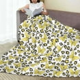 thumbnail image 6 of Pofeuu Leopard And Butterfly Print Ultra-Soft Micro Fleece Blanket,for Bed Or Sofa,All Season Throw Blankets Flannel Blanket-50"x40", 6 of 7