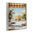 thumbnail image 2 of Stupell Industries Tropical Yellow Striped Beach Cabanas Gray Framed Giclee Art, 24 x 30, by Franklyn Gregory, 2 of 8