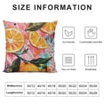 thumbnail image 6 of Nawypu Ink Texture Lemon Grapefruit Pillow Covers Watercolor Fruit Pillow Cases Two-Sides Design Pillow Cover Home Decor for Living Room Couch Bed Sofa,Set of 2 White, 6 of 6