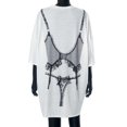 thumbnail image 5 of Camiseta de algodón informal de gran tamaño para mujer, ropa de calle holgada con letras estampadas, camiseta de manga corta Unisex, moda urbana de verano, 5 of 5