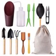thumbnail image 1 of 12PCS Mini Garden Planting Tool Set Bonsai Succulent Transplanting Miniature Fairy Mini Garden Planting Gardening Hand Tools, 1 of 7