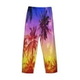 thumbnail image 5 of Bingfone Palm Trees At Sunset Mens All Over Print Sleep Pajama Pants-Medium, 5 of 9