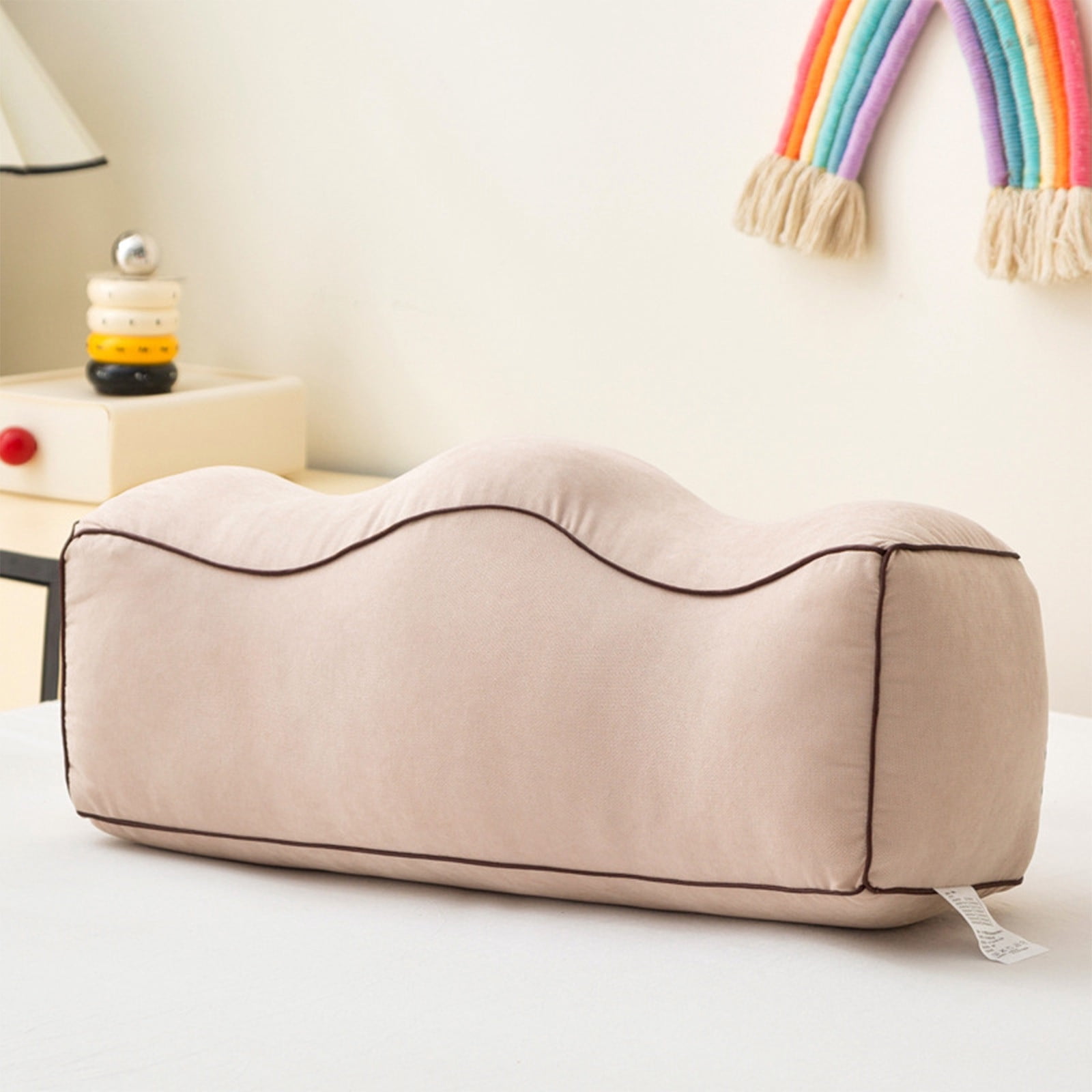 Vfedsrsge Memory Foam Pillows Cooling Pillow Pregnancy for Leg Washable Pillowcase,24x8in