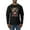 Black, variant on My Favorite Breed is The One In Need | Colorful Labrador Dog | Dean Russo Art Animal Lover Mens Long Sleeve Shirt, Red, 3XL