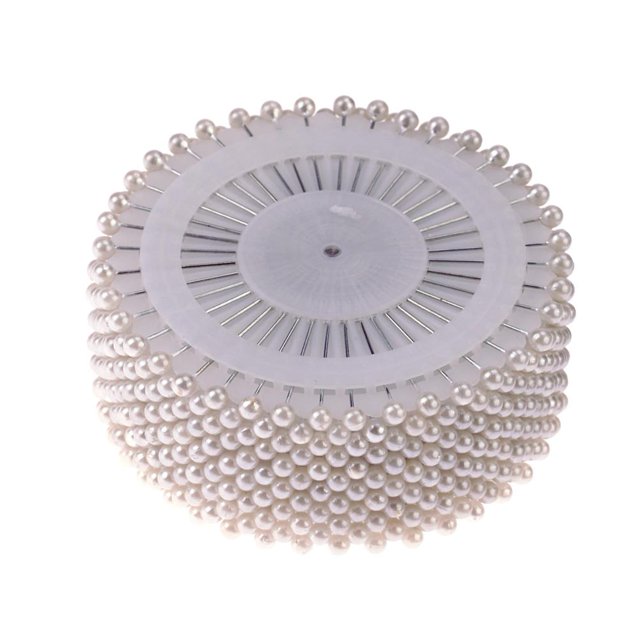 Wdftyju 480 alfileres de cabeza recta de perlas redondas de 1,46 pulgadas, alfileres de costura bordados (blanco) Wdftyju 1tq5hq7fs5wz8yd5D01