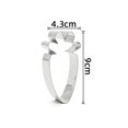 thumbnail image 1 of Variety Styles Stainless Steel Easter Biscuit Cutter Easter Rabbit Eggs Carrot Cookie Mold Kitchenware Cookie Cutter Baking Tool, 1 of 5