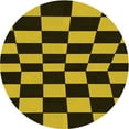 thumbnail image 1 of Ahgly Company Indoor Round Patterned Midnight Gray Area Rugs, 3' Round, 1 of 1