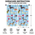 thumbnail image 2 of Blackout Kids Curtains,Colorful Funny Dachshund Childrens Insulated Curtains Set Of 2,Bedroom Essentials,Toddler Room Decor 42"x84"(106x213cm), 2 of 4