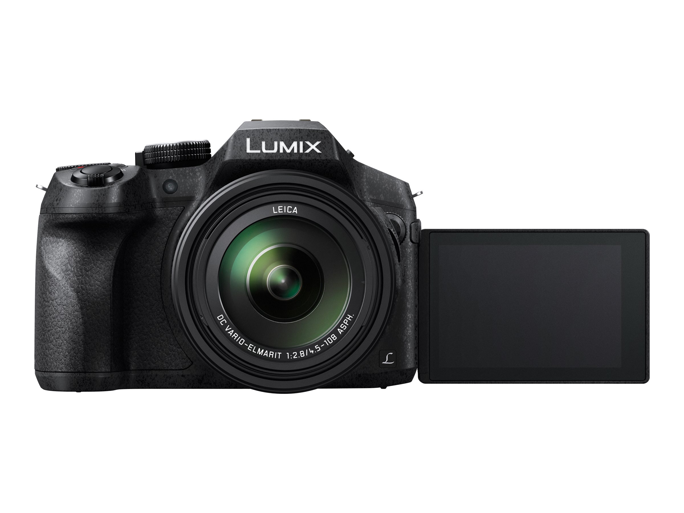 Panasonic Lumix DMC-FZ300 - Digital camera - compact - 12.1 MP - 4K / 25 fps - 24x optical zoom - Leica - Wi-Fi - black - image 4 of 16
