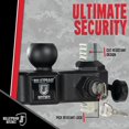 thumbnail image 2 of Candado para acoplador de remolque BulletProof Hitches barra de acero de 2,54 cm, 2 of 8