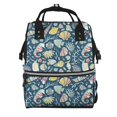 thumbnail image 1 of Disketp Underwater Creature Mochila de Pañales de Gran Capacidad con Múltiples Bolsillos, Mochila de Viaje Multifuncional para Bebé, Unisex, Moderna y Resistente, 1 of 6