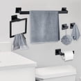 thumbnail image 5 of Hansabenne Classic 5 - Piece Matte Silver Bathroom Hardware Set, Durable Stainless Steel Wall Mounted Bathroom Towel Rack, 5 of 9
