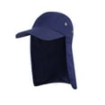 thumbnail image 3 of WHEANG Bucket Hat with Neck Flap for Men Women – Outdoor Foldable Bucket Hat for Women Summer Sun Hat with Back Cover UPF 50+ Mountaineering Fishing Hood Rope Sun Hat Under $5 Blue, 3 of 5