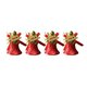 thumbnail image 2 of Xihbxyly Juego de Adornos Navideños, Elegante Diseño de Campanas Navideñas, Plástico de Primera Calidad, Ideal para Decorar El Árbol de Navidad, Ideal para El Hogar y Fiestas, Juego de 4 Piezas, Tama, 2 of 3