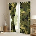 thumbnail image 3 of Castle Fairy Animal Mallard Duck Curtains Pack of 2 (42x84 Each) for Female Men,Abstract Camo Curtains Blackout,Geometric Camouflage Bedroom Curtains,Breathable Home Decor, 3 of 6